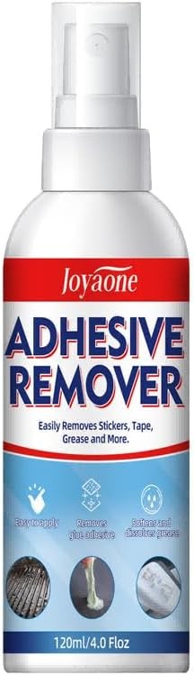 Adhesive Remover Spray, Sticker Remover Cleaning Multi-Surface Residue, Glue Rem