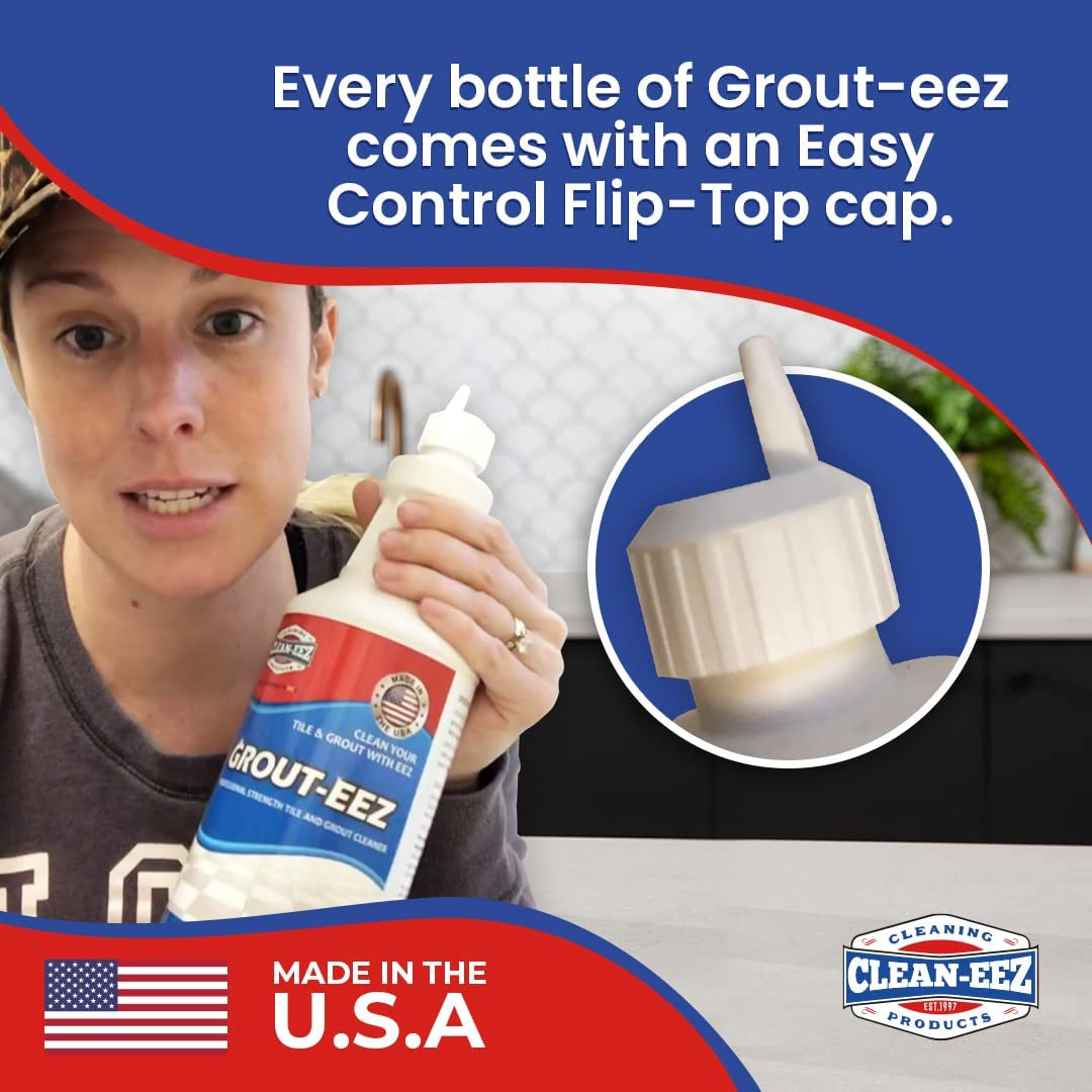 IT JUST Works! Grout-Eez Super Heavy-Duty Grout Cleaner. Easy and Safe to Use. D