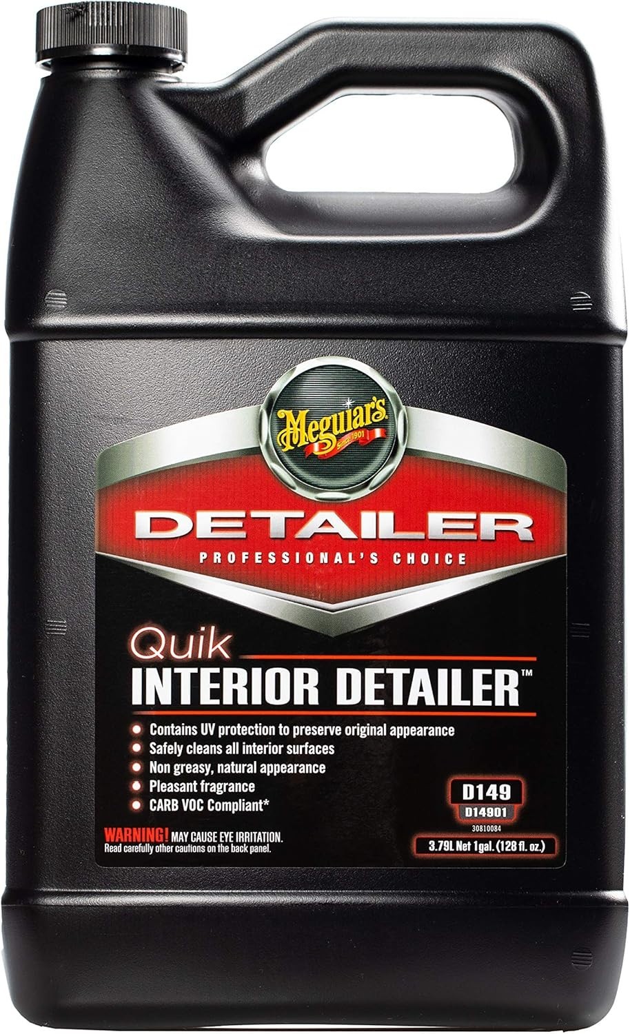 Quik Interior Detailer 3.79L – UV Protectant Spray for All Interior Surfaces