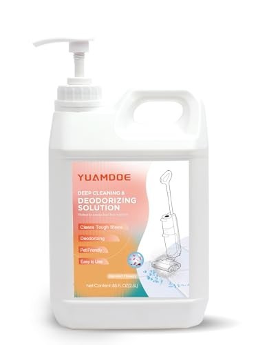Floor Cleaner Solution 85oz 2.5L Blended Flowery Scent for Hardwood Tile