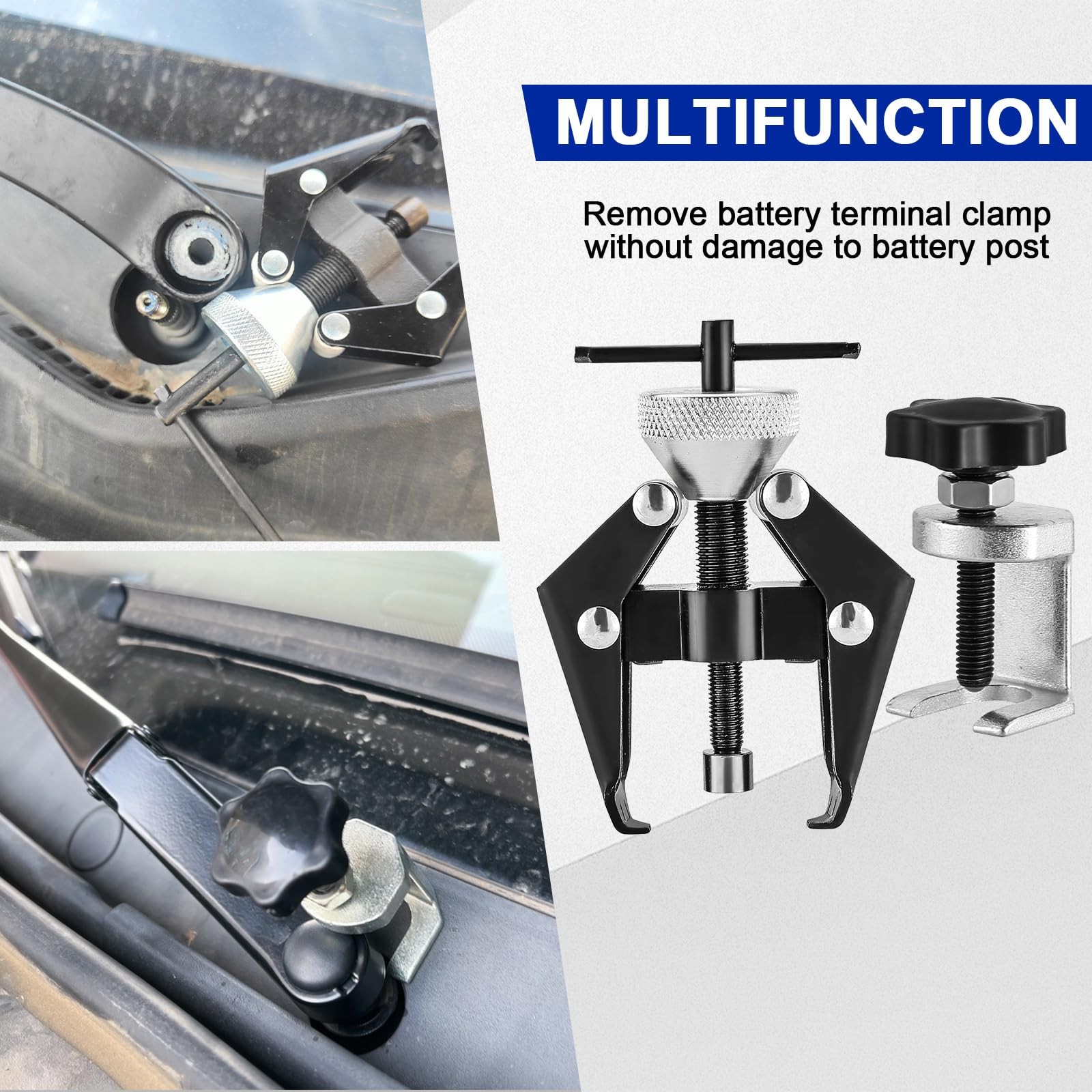 HeavyDuty Battery Terminal Wiper Arm Puller 628mm for Car Repair