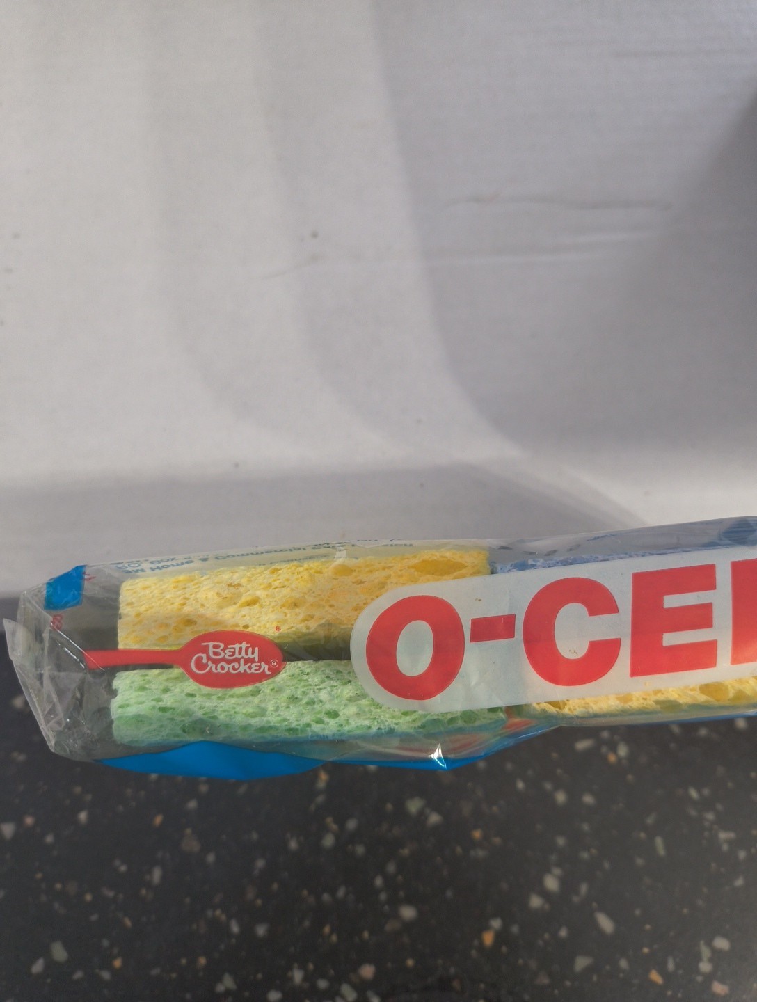 Vintage 1993 O-CEL-O Handy Sponges 3M USA Made (4) 4.7×3.0x0.6 Cellulose NOS