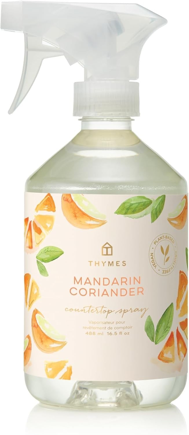 Mandarin Coriander Countertop Spray – 16.5 Fl Oz Eco-Friendly Cleaning Solution