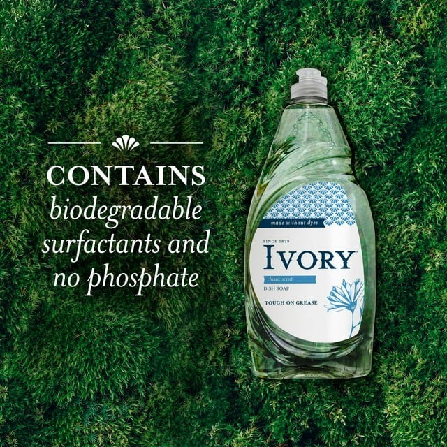 10-Pack Ivory Dishwashing Dish Detergent Classic Scent 24 Oz FREE Shipping