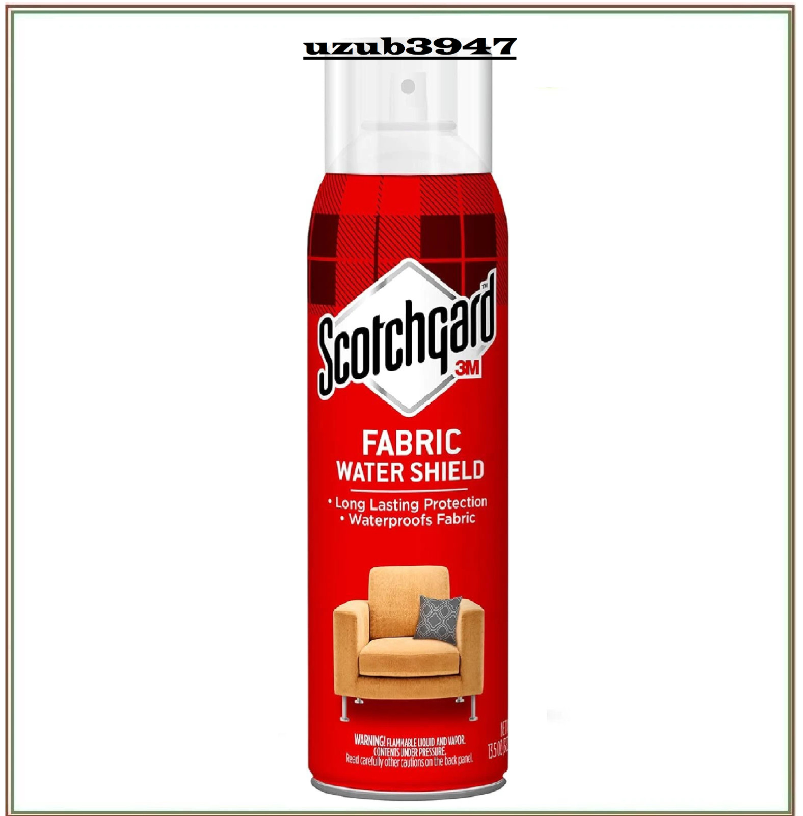 Scotchgard Fabric Water Shield 13.5oz for Couches, Pillows, Furniture, Shoes etc