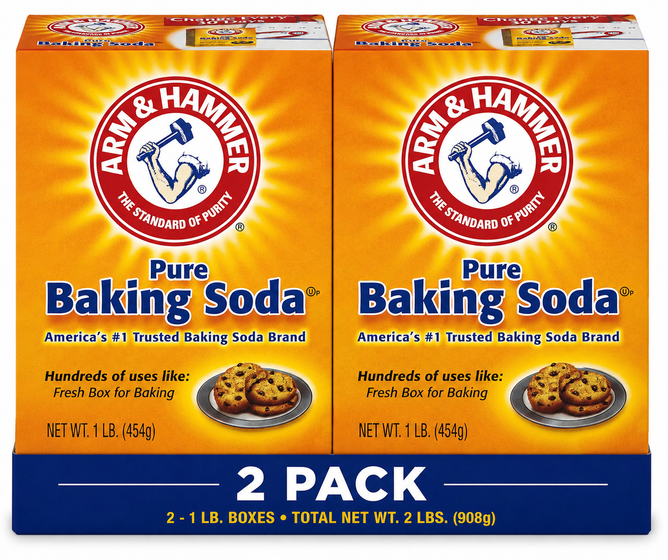 (2 PACK) Arm & Hammer Baking Soda, 1 Pound
