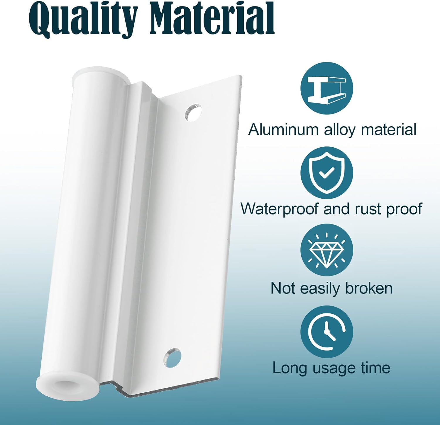 Lower Screen Door Hinge Leaf for Anderson Storm Door Hinge Replacement | Compati