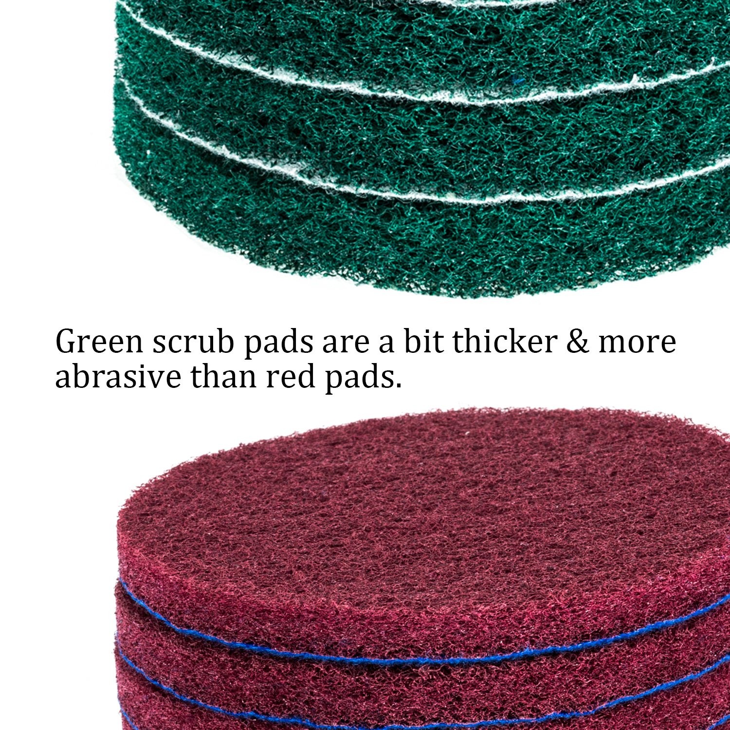 4 Inch Drill Power Brush Tile Scrubber Scouring Pads Cleaning Kit, 2 Inch Sma…