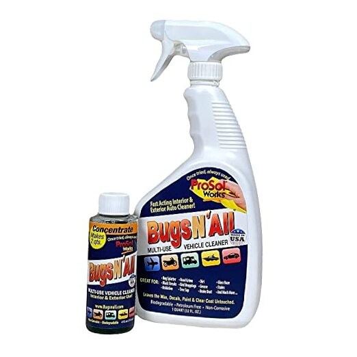 Bugs N’ All Multipurpose Car Cleaner & Degreaser Multi-Surface Car Cleaner 4 oz
