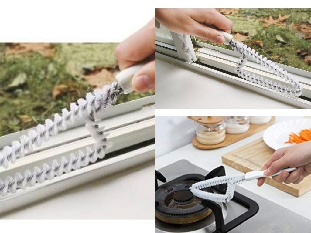 Sliding Door Track Cleaning Brushes – Set of 2