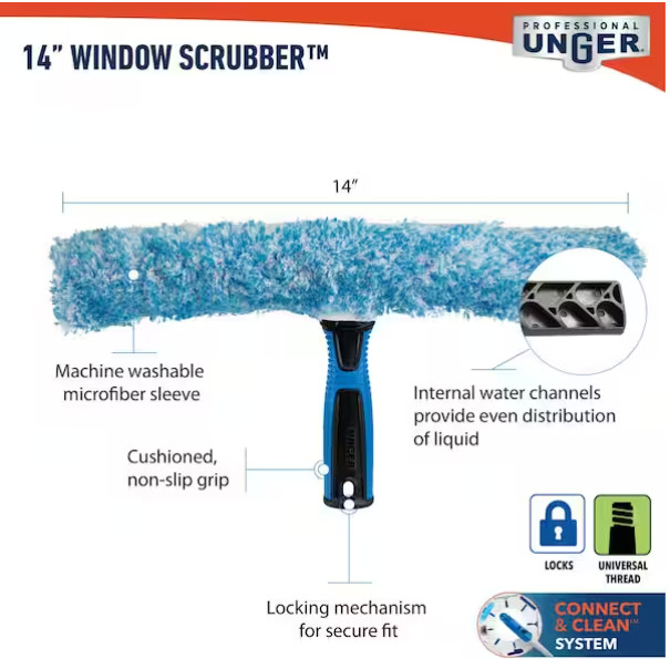 14. in Microfiber Window Scrubber