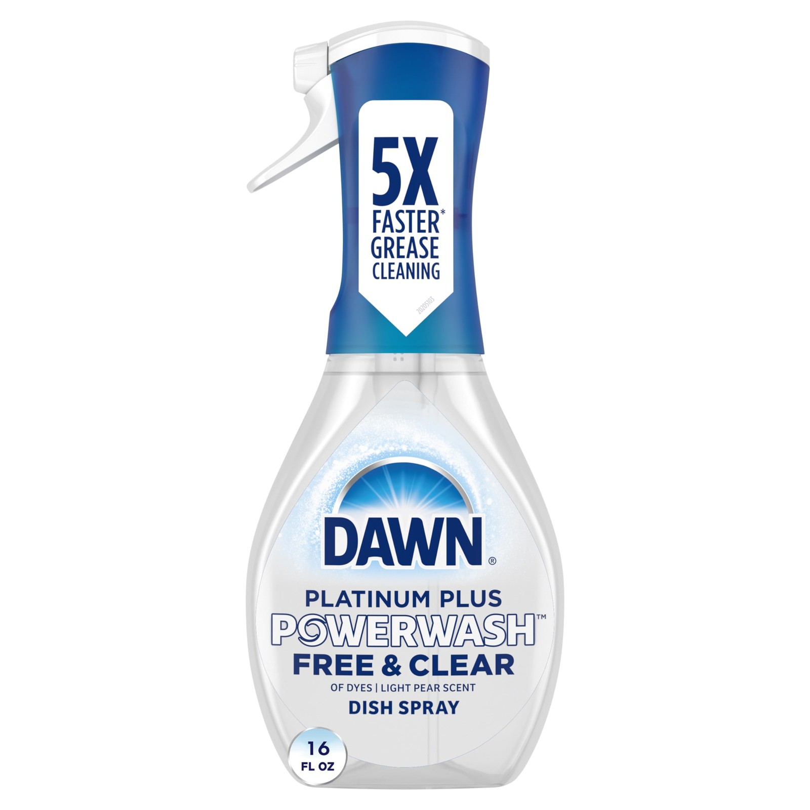 Powerwash Free & Clear Dish Spray Starter Kit, 16 Fl Oz – Eco-Friendly Cleaning