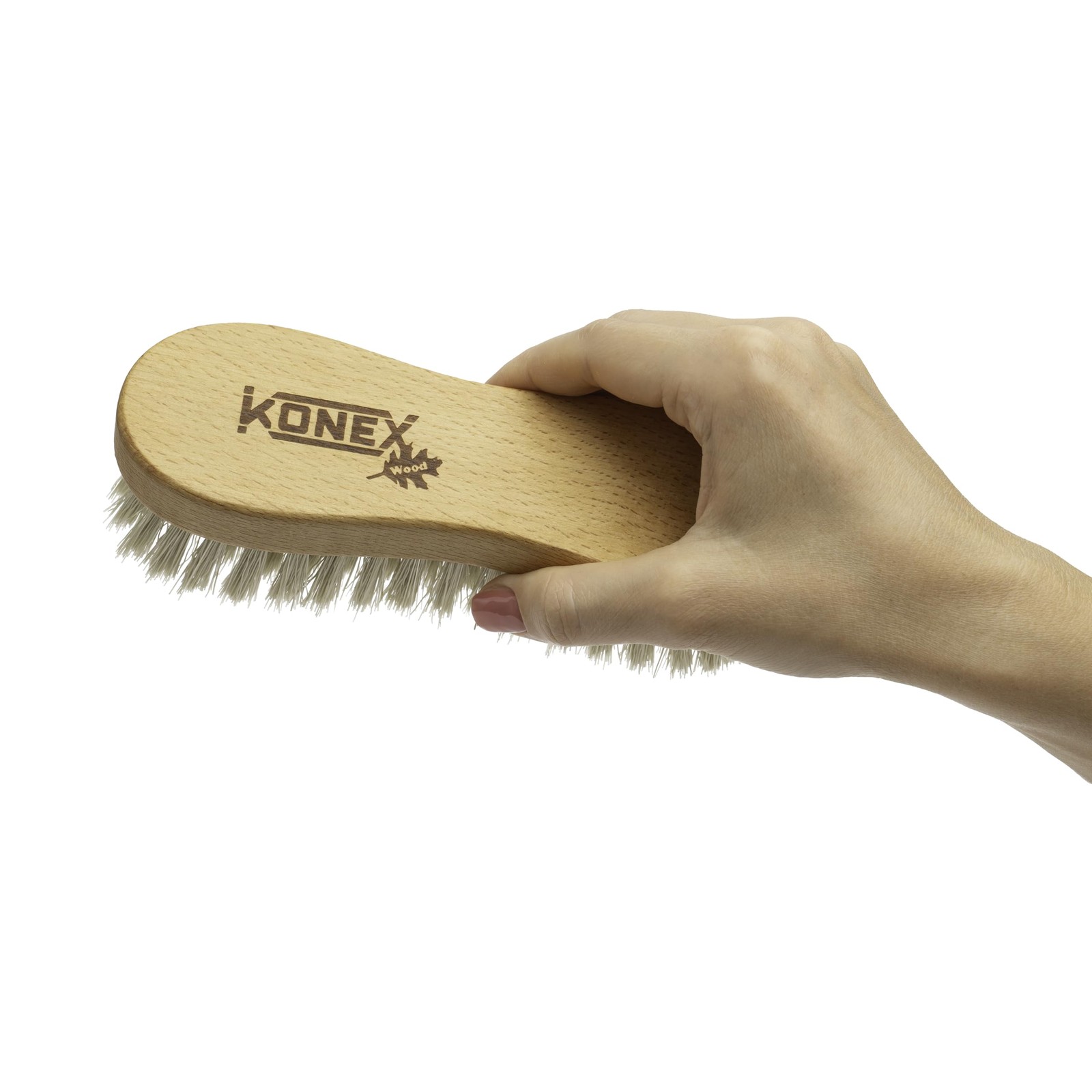 Medium-Stiffness Nylon Fiber Scrub Brush – Heavy Duty Cleaning Brush, Wooden …