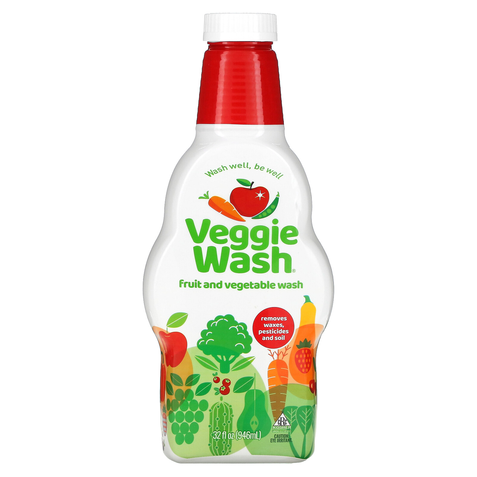 Veggie Wash Fruit and Vegetable Wash 32 oz 946 ml Kosher