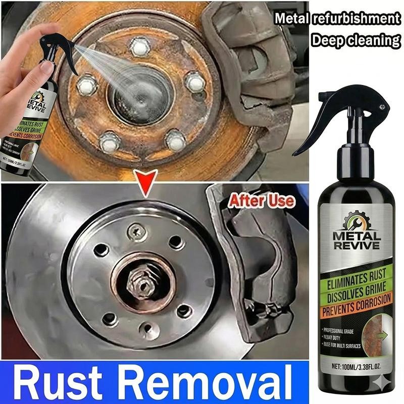 Heavy-duty Car Rust Remover Spray, Wheel Rim & Exhaust Anti-rust Cleaner