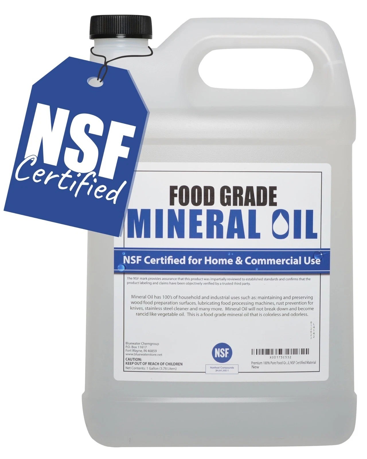 Food Grade Mineral Oil,1 Gallon for Cutting Boards and Butcher NSF Approved