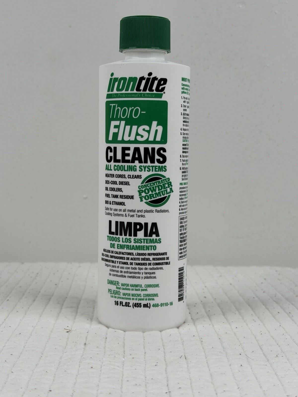 Irontite 468-9110-16 Thoro Flush 16 Oz
