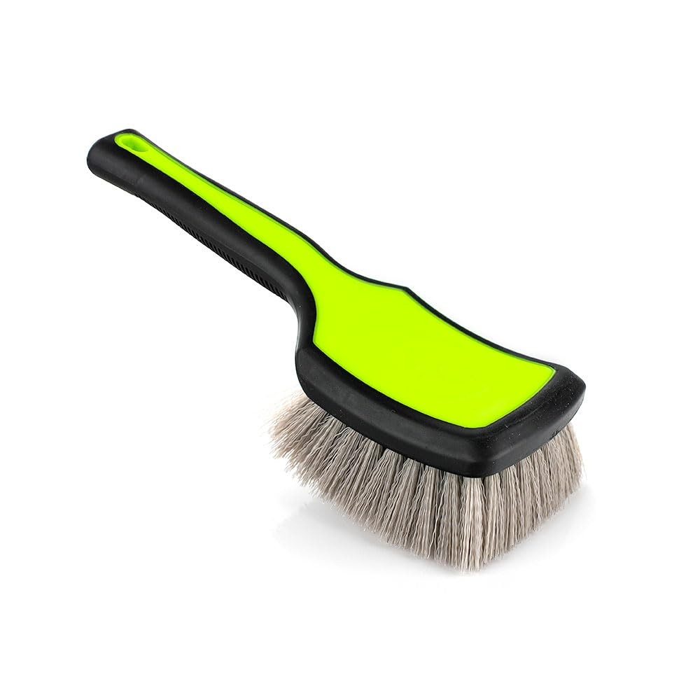– ProGrip XL Tire Brush – Ergonomic ProGrip Handle – Stiff Synthetic Bristles…