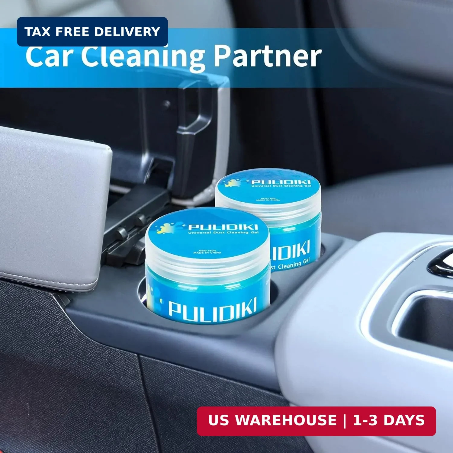 PULIDIKI Car Cleaning Gel Car Clean Putty, Universal Car Interior Cleaner Slime,