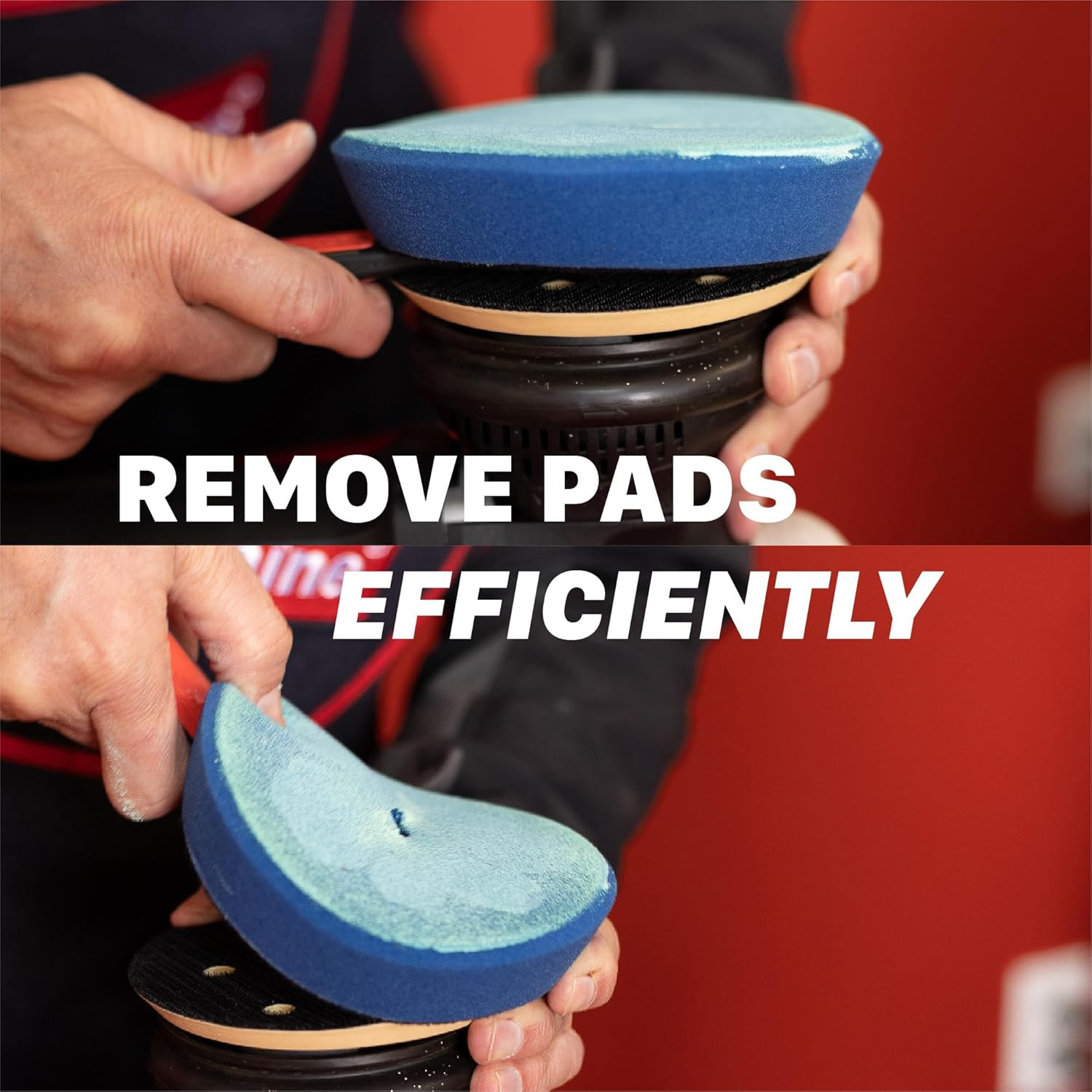 2-In-1 Foam Pad Cleaning Brush & Pad Removal Tool Set | Dual-Function Stiff Bris