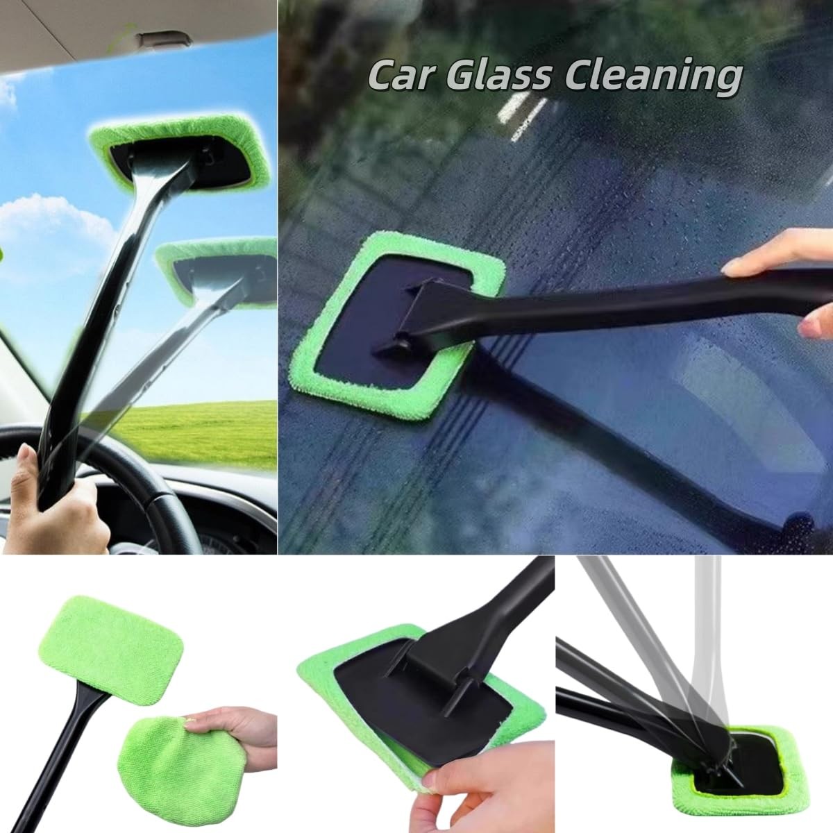 21Pcs Small Cleaning Brush for Car Glass & Gap Crevice Cleaning – Window/Door…