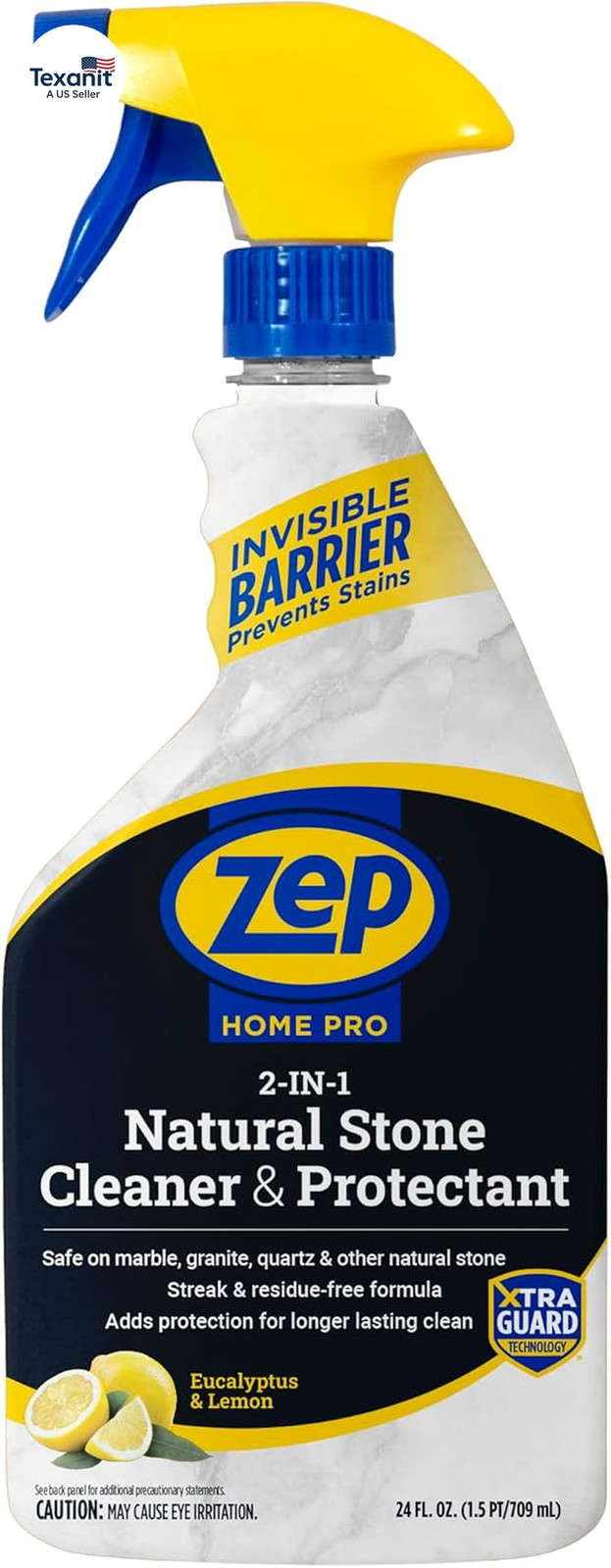 Home Pro 2-In-1 Natural Stone Cleaner & Protectant. 24 Fl. Oz. (Pack of 1)