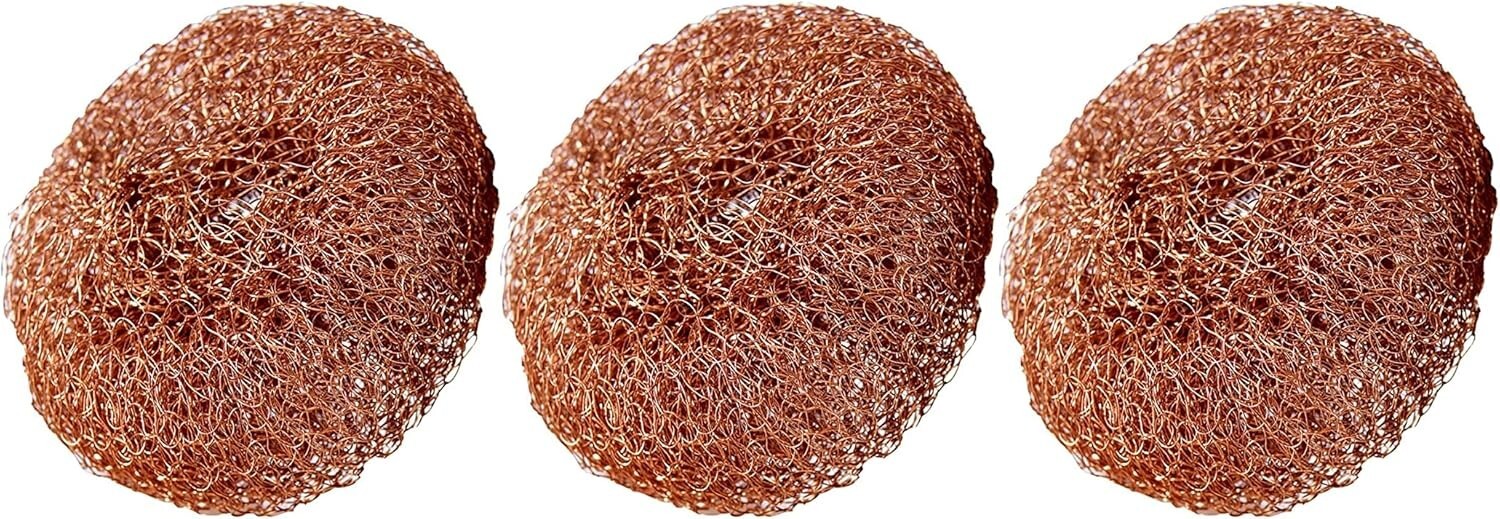 Scotch-Brite Copper Coated Scrubbing Scour Pads, 12 Scouring Scrubber Pads