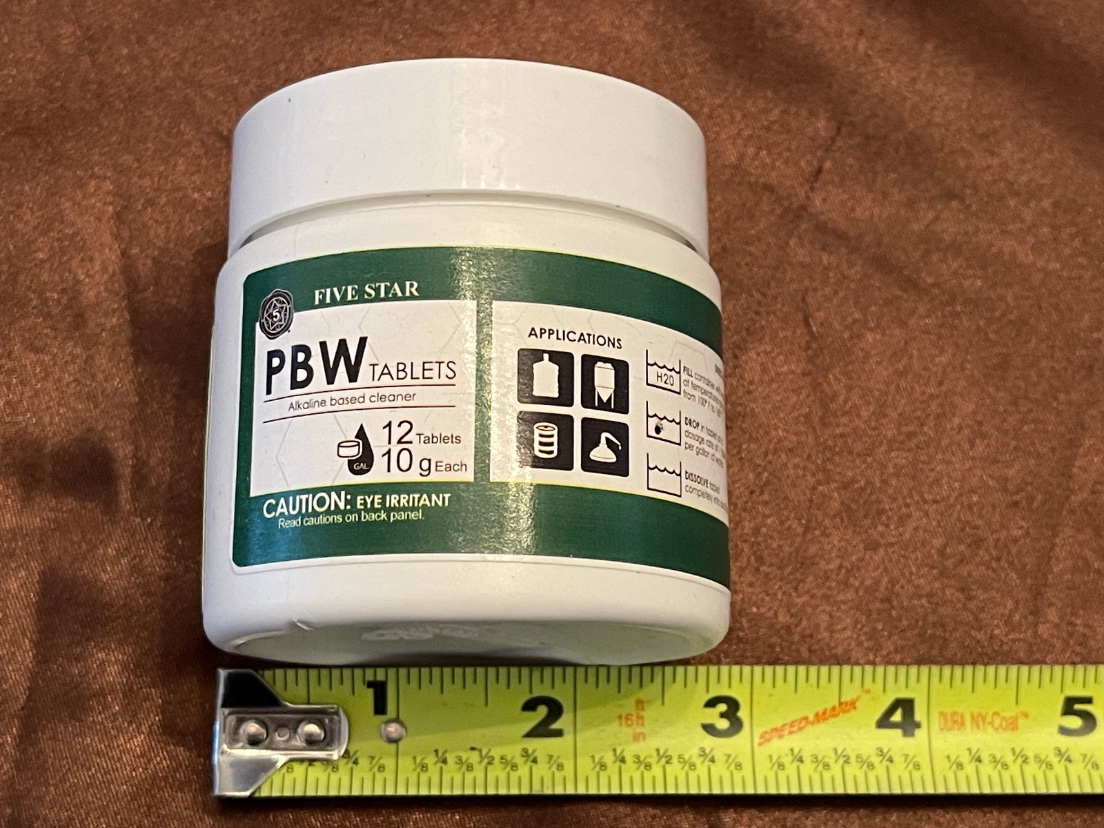 Five Star PBW Alkaline Based Cleaner Tablets 12 count, 10grams each
