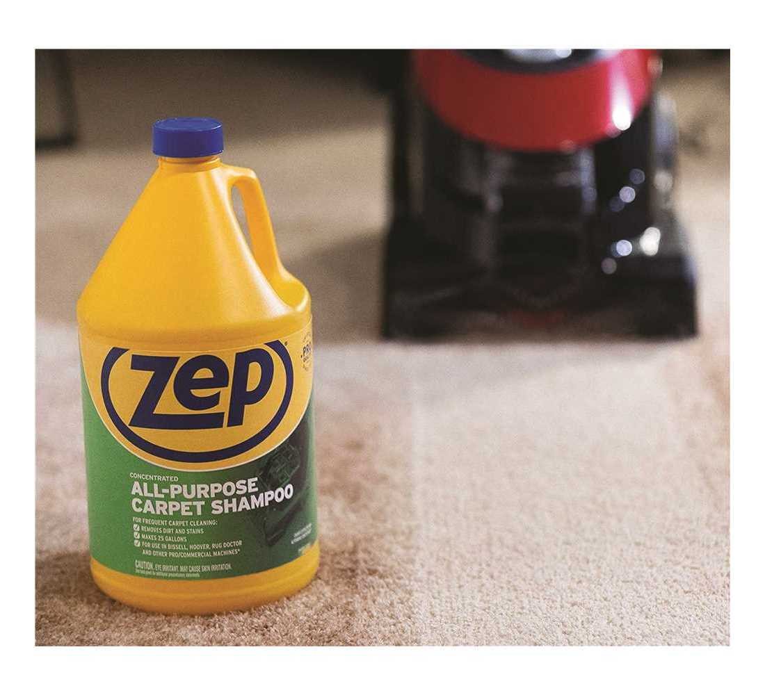ZEP ZUCEC128 All-Purpose Carpet Shampoo Concentrate, 1 gal, Bottle