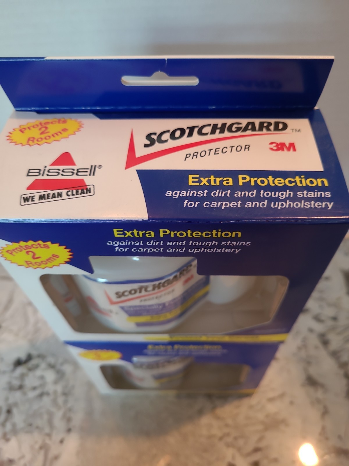 2 PKS. BISSELL SCOTCHGARD 3M EXTRA PROTECTION / CARPET, RUG, UPHOLSTERY ETC. 8OZ