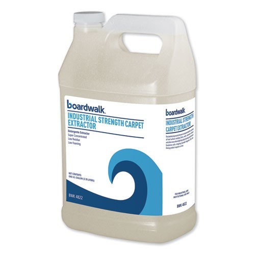 Boardwalk Industrial Strength Carpet Extractor, Clean Scent, 1 gal Bottle