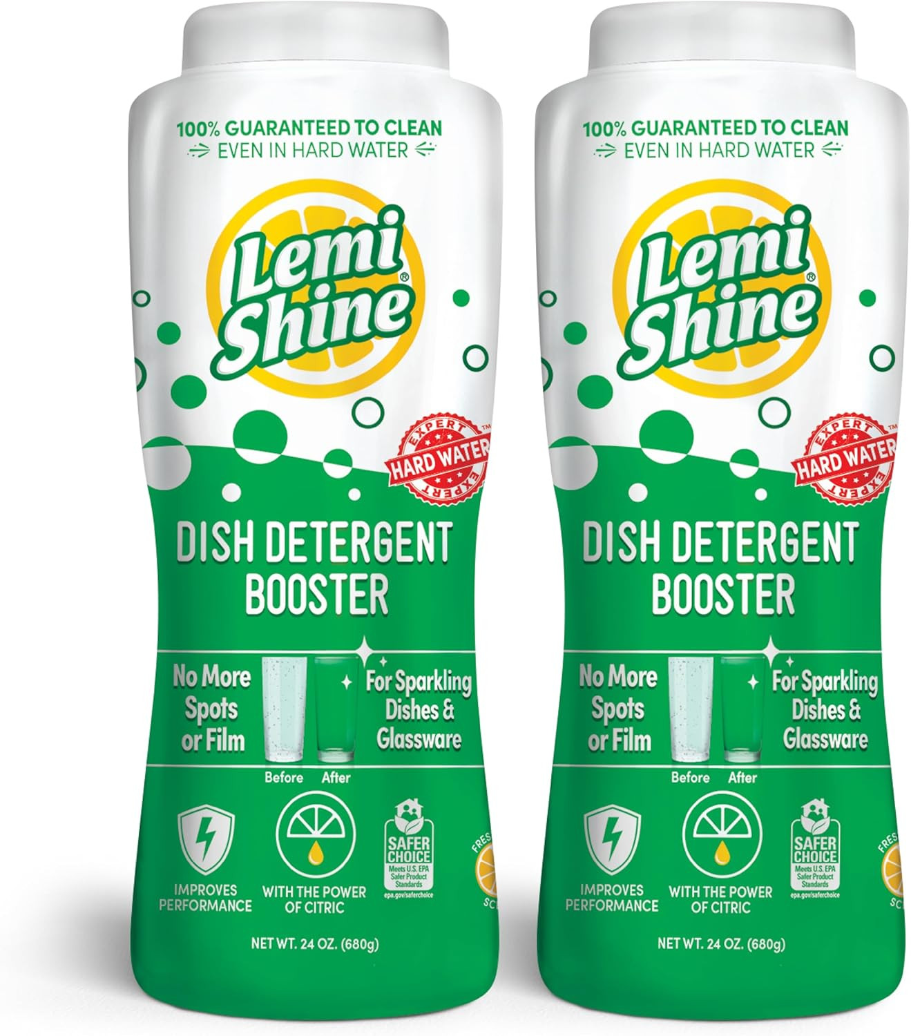 Natural Dish Detergent Booster – Hard Water Stain Remover – Multi-Use Citric Aci