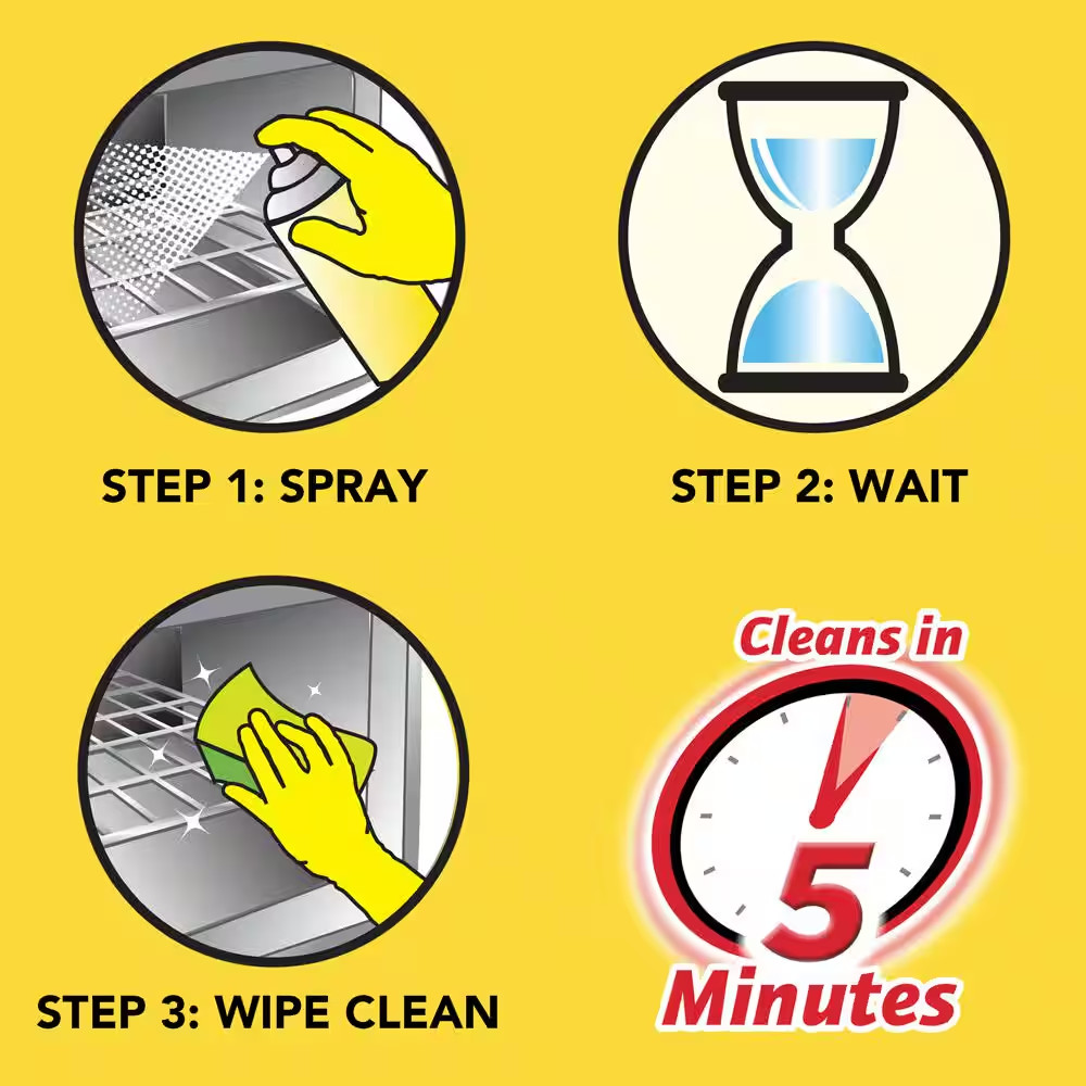 24 Oz. Professional Heavy-Duty Oven and Grill Cleaner (6-Pack) Free Shipping NEW
