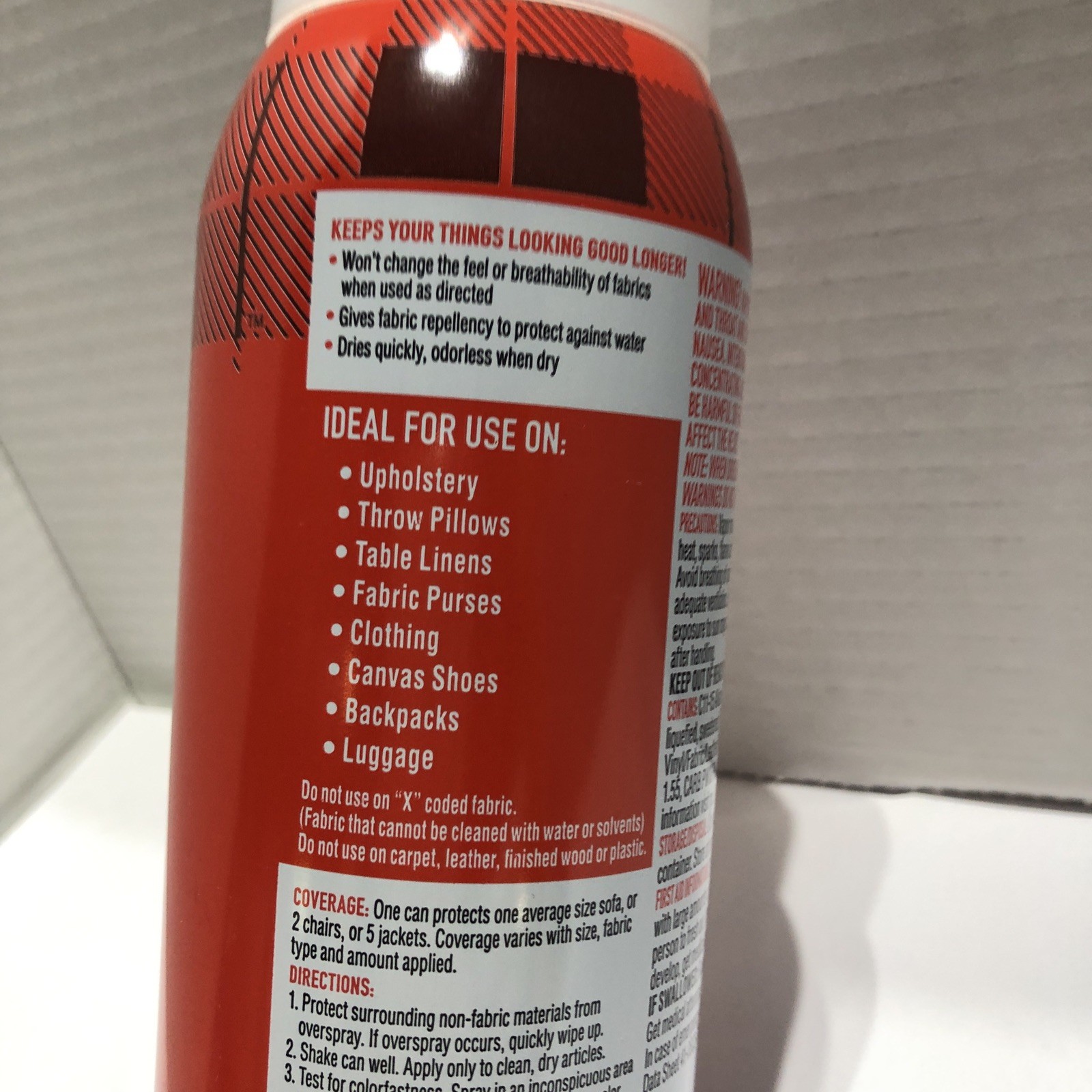 3M Scotchgard Fabric Water Shield Fabric Protector Upholstery & Apparel 10oz New