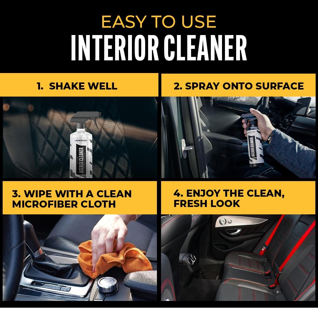 Legendary Interior Cleaner 16oz – All Purpose Interior Detailer & Carpet Clea…