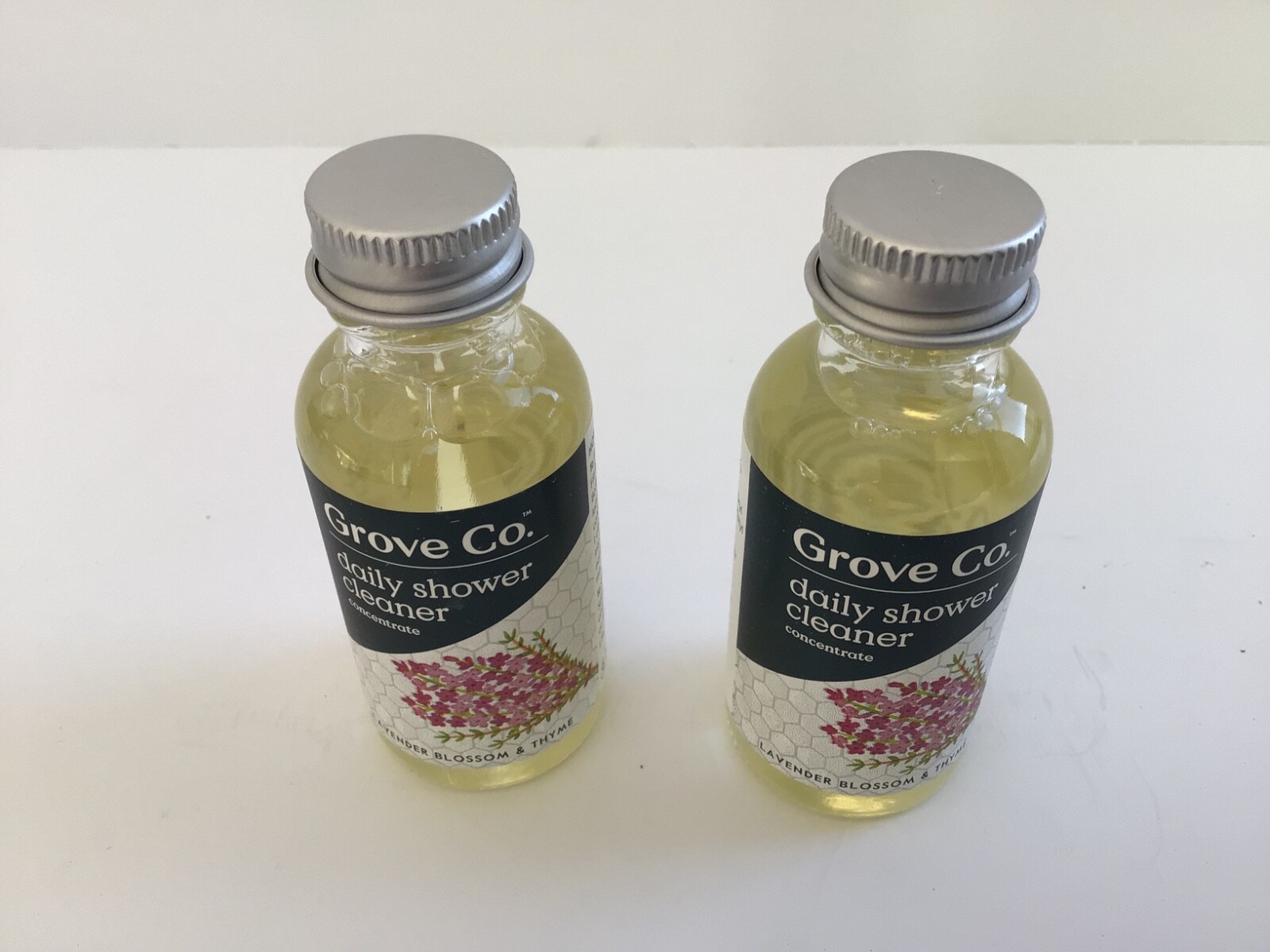 Grove Co Daily Shower Cleaner Concentrate Lavender Blossom & Thyme 2 pack new