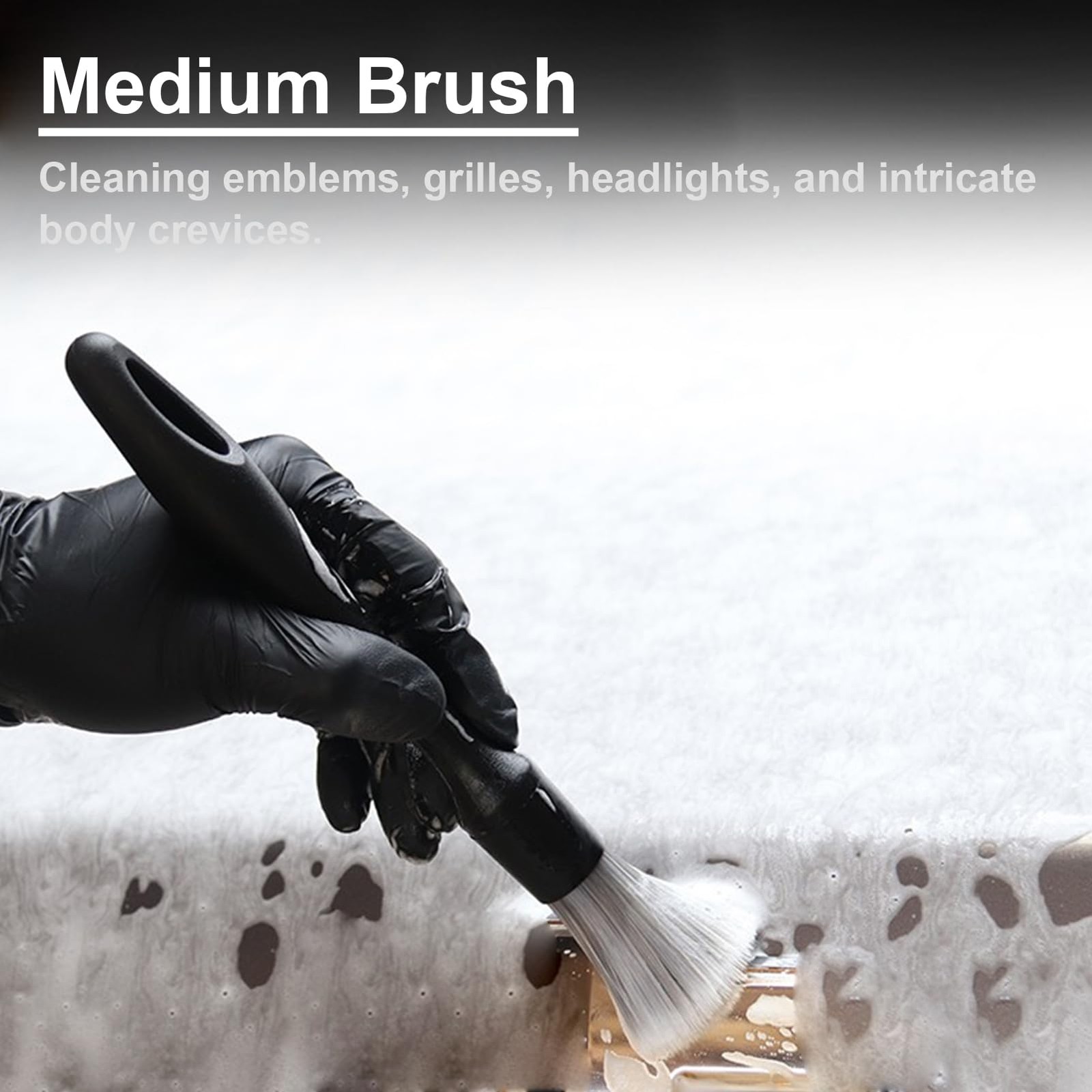 4 Pcs Car Detailing Brush Set for Interior Exterior Cleaning Car Wash Wheels