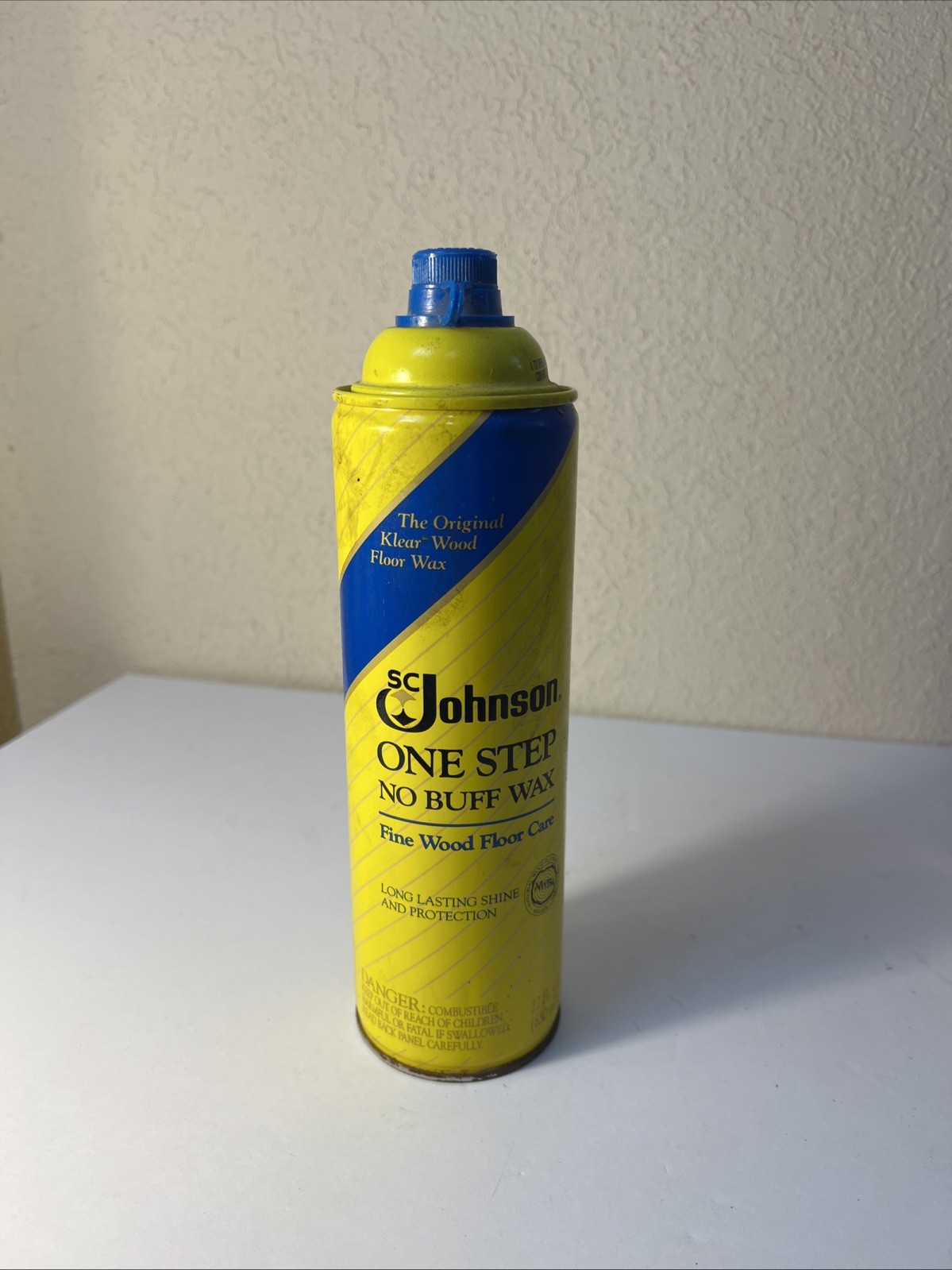 SC Johnson One Step No Buff Wax Fine Wood Floor Care 22 fl oz Discontinued