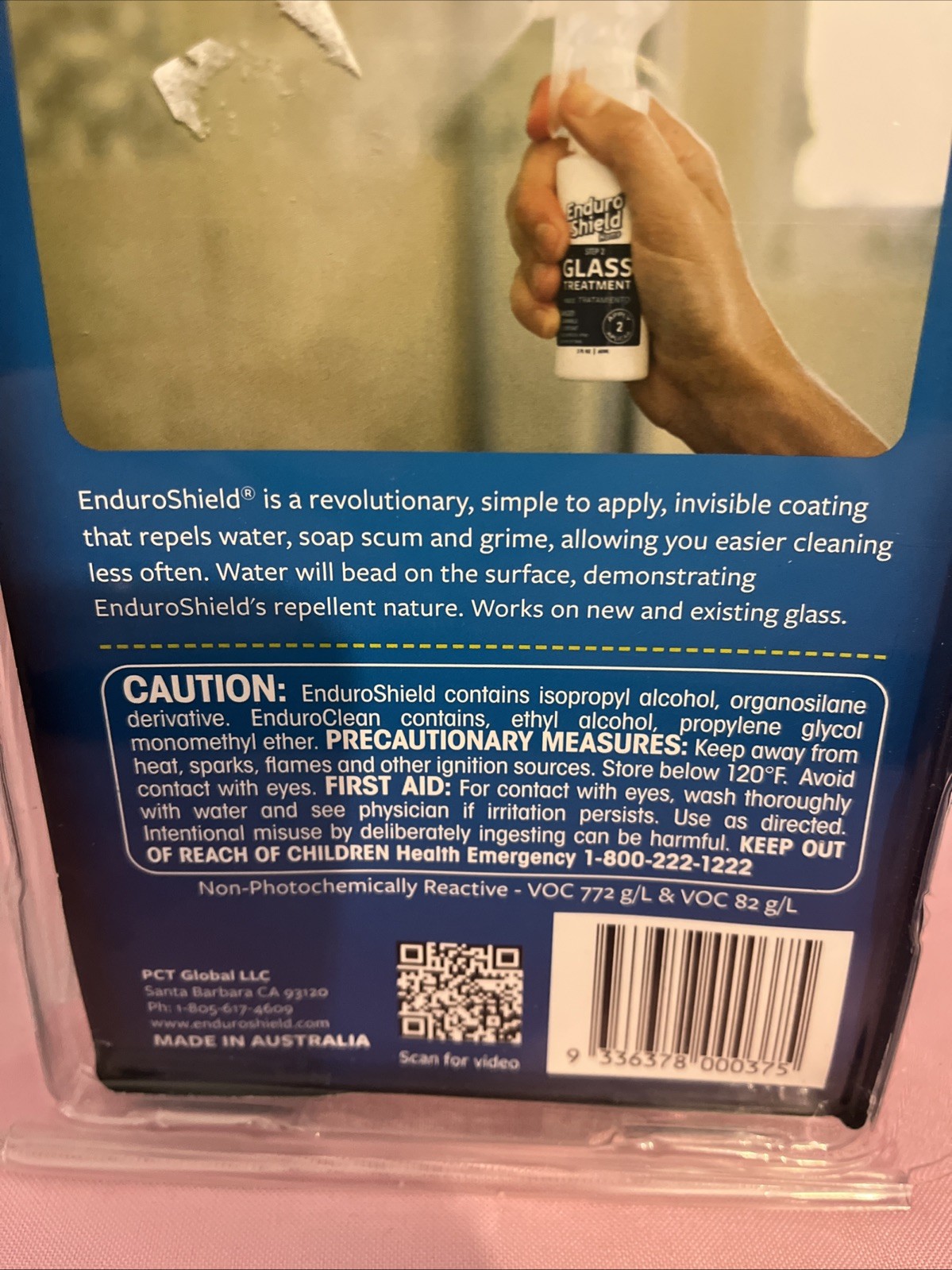 New Glass Treatment Kit Advanced Protection for Glass Surfaces Indoor & Outdoor