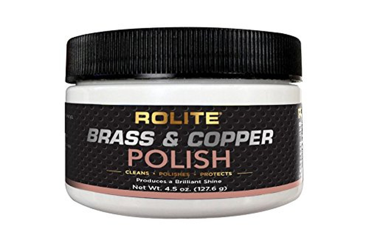 Rolite Brass Copper Polish 4.5 Oz Instant Tarnish Remover for Antiques Cookware
