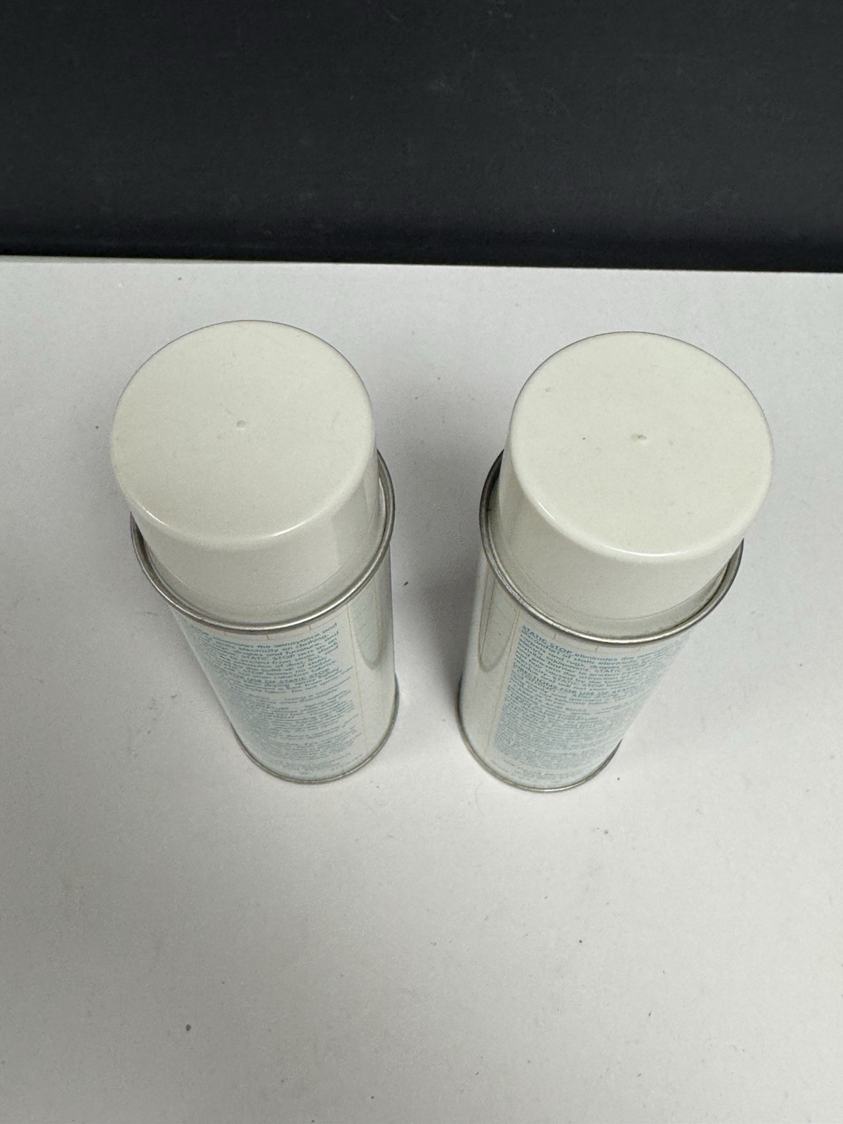 Vintage Fuller Brush Static Stop 2 Cans 6.5 OZ BOTH CANS FULL AND SPRAY