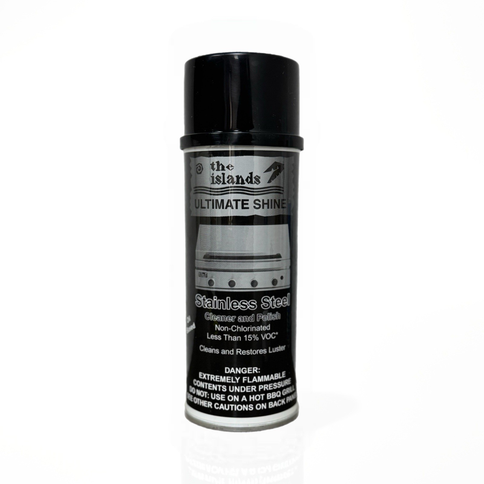 The Islands Ultimate Shine – Stainless Steel Cleaner & Polish, 16oz – Case of 6