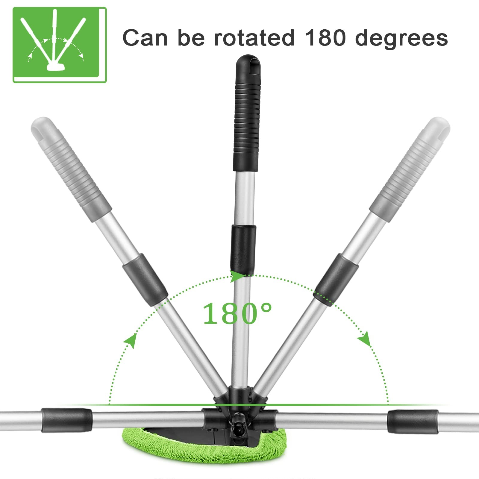 3 Pcs Microfiber Car Windshield Cleaner Tool Car Interior Detailing Cleaning …