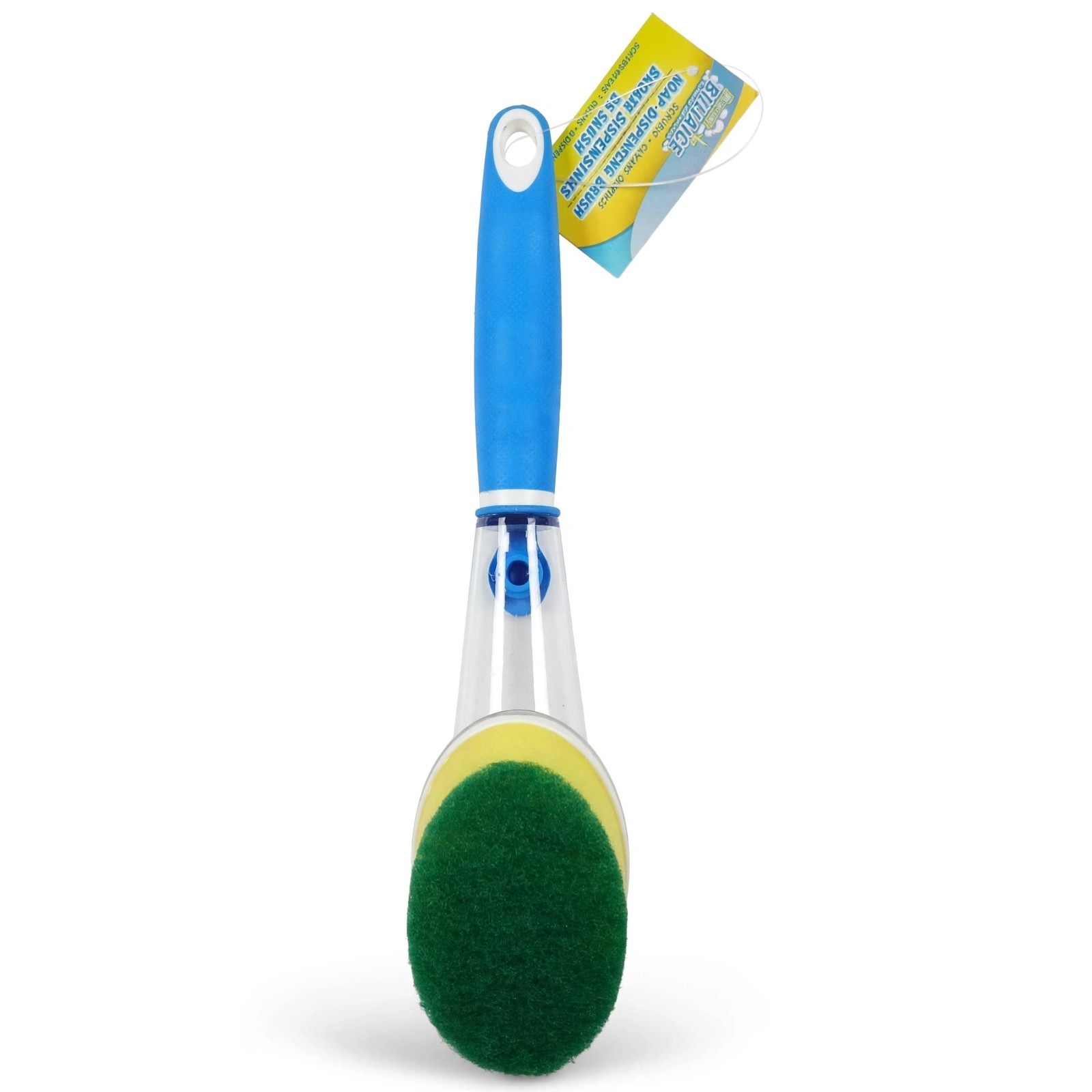 Scrub Buddies Dishwand Soap Dispensing Brush 11″ Kitchen Cleaning Tool Ergonomic