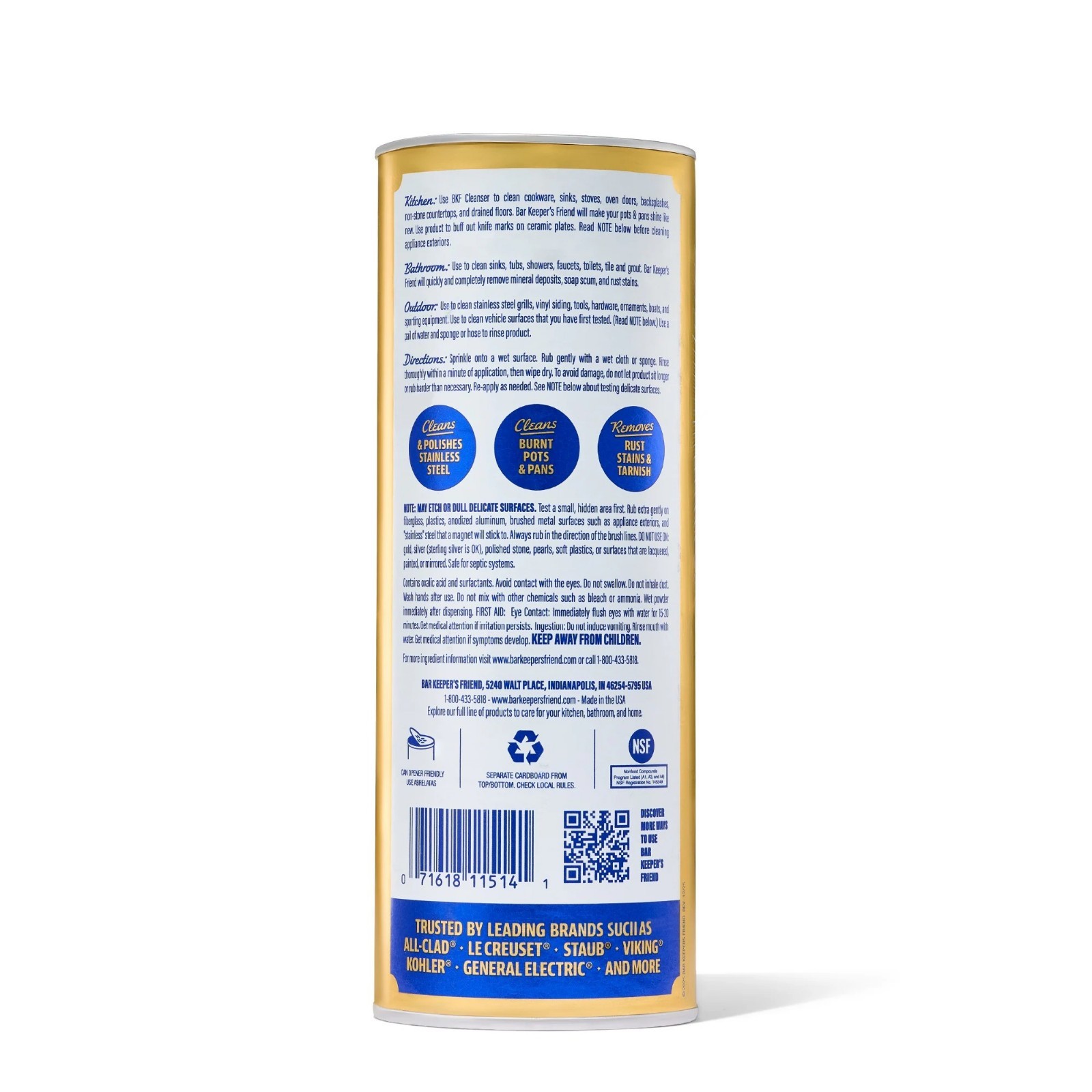 Bar Keepers Friend 21 -oz Powder All-Purpose Cleaner