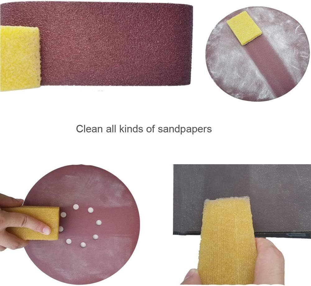 2PK Abrasive Belt Cleaner for Sanding Belts, Discs & Sandpapers 1.97″ x 2.76″