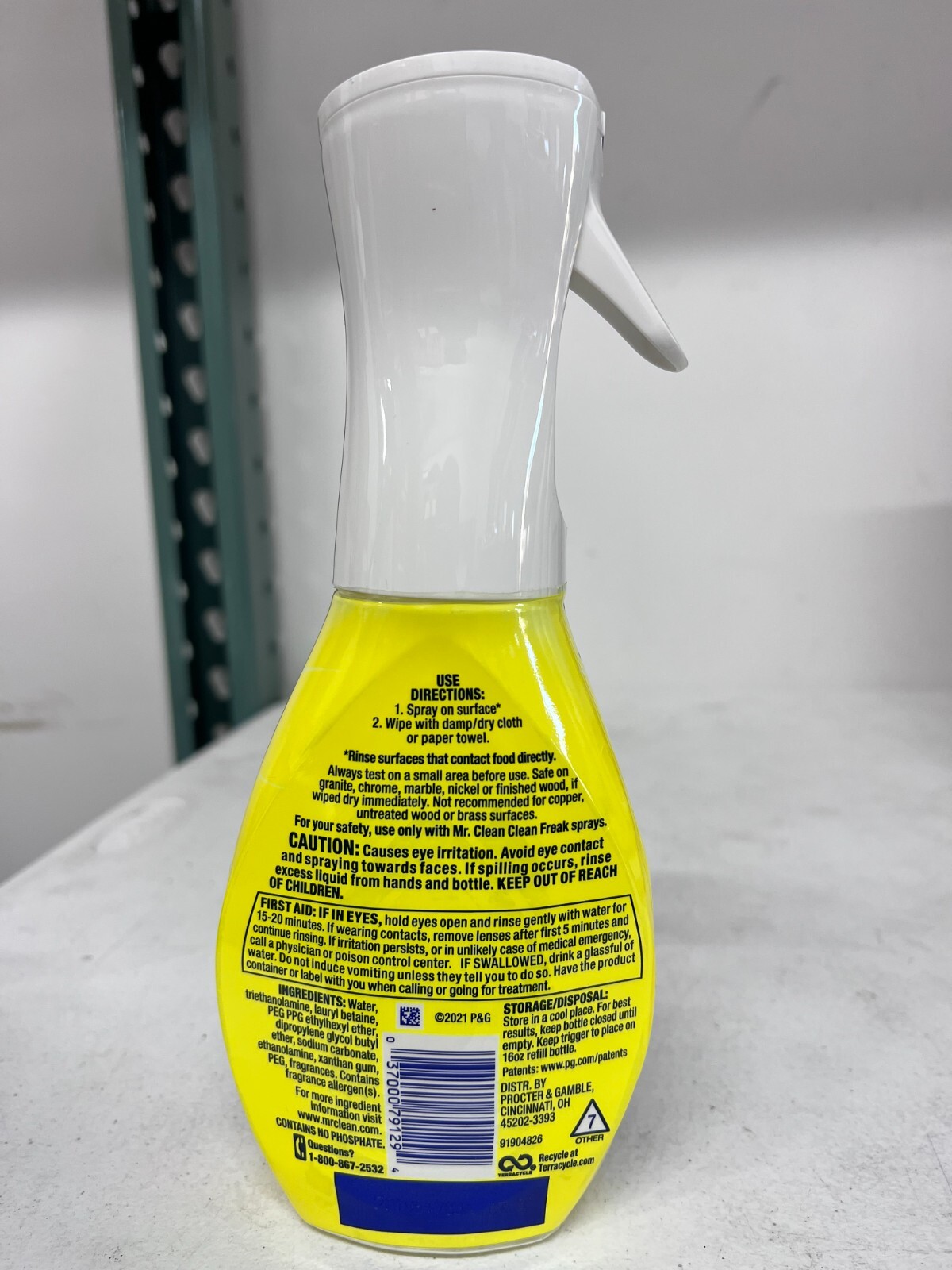Mr. Clean Clean Freak Deep Cleaning Mist Spray Lemon Zest Scent 16 Oz