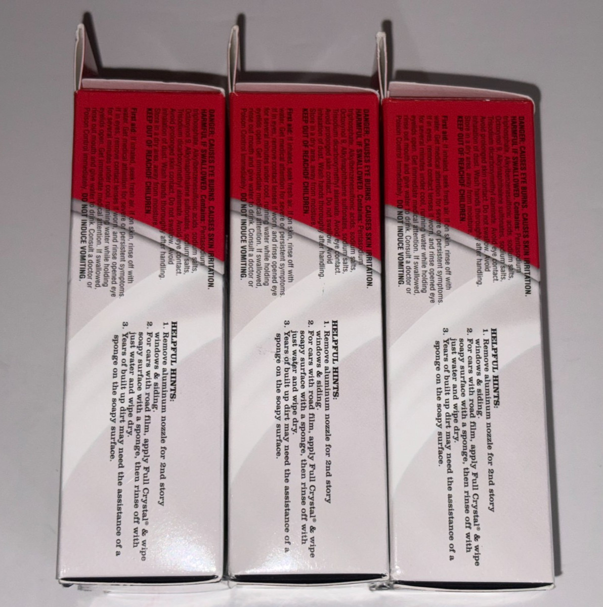Fuller “Full Crystal” Window Glass Cleaner Refill 3 Boxes – 5 Total Packs NEW
