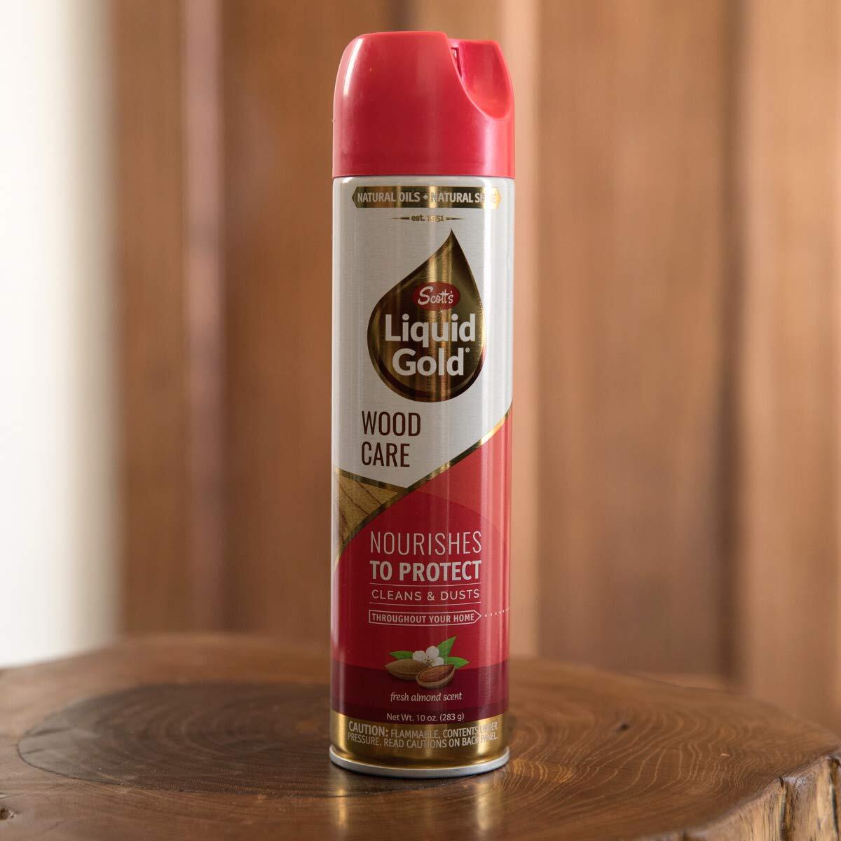 Scott’s Liquid Gold Wood Care 11.5oz Almond Scent Organic Wood Cleaner