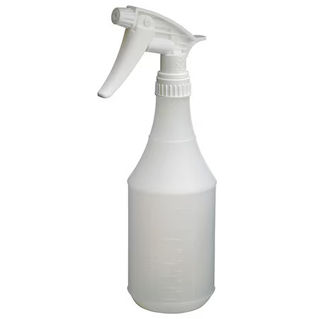 24 Oz. White, Plastic Trigger Spray Bottle, Pk3, 130298